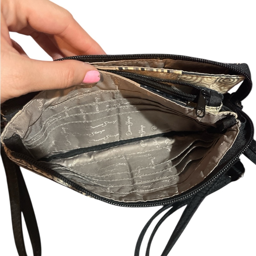 Patchwork Crossbody Bag By Donna Sharp - Black An… - image 5